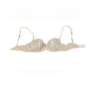 Sheer Lace Underwire Bra in Cream - Elegant Everyday Support by B.Tempt’d